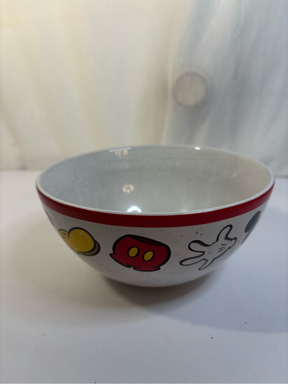 Decorative Mickey-themed bowl